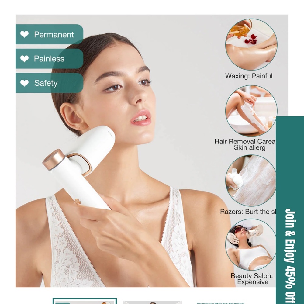 BoSidin Pioneer-Pro Permanent Hair Removal Device